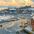 Whitby in the Snow